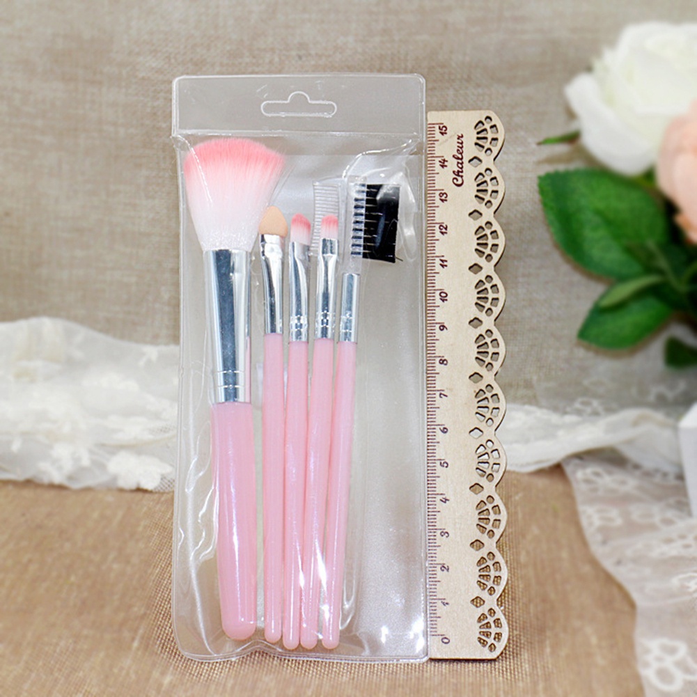 Set 5 cọ trang điểm đa năng dễ mang theo chất lượng cao