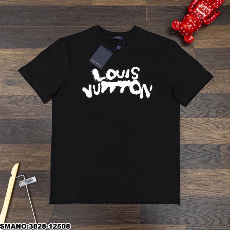 Áo Phông Nam LV  In Hoạ Tiết Vải Cotton Mát Mịn - Áo Thun LV Nam