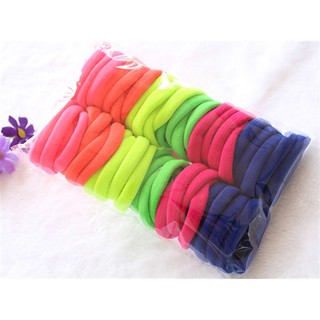 Set 10 Dây cột tóc nhiều màu dễ thương (BT 53)