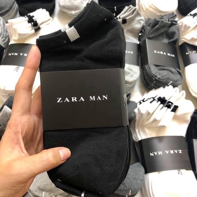 Bộ 10 đôi tất ZR men cổ ngắn màu nam tính