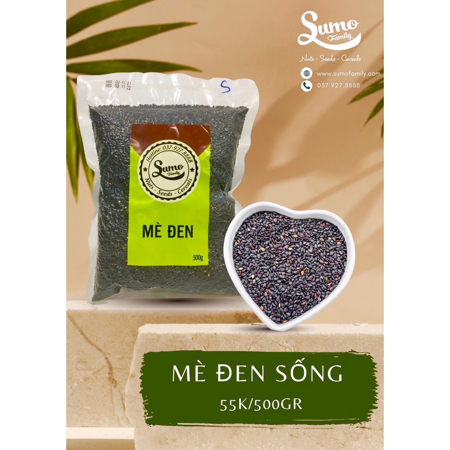 Mè đen sống, túi 500gr