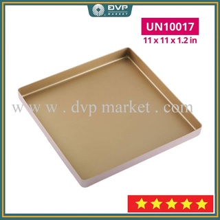 Sanneng UN10017 - Khuôn làm bánh vuông bằng nhôm chống dính 28 x 28cm