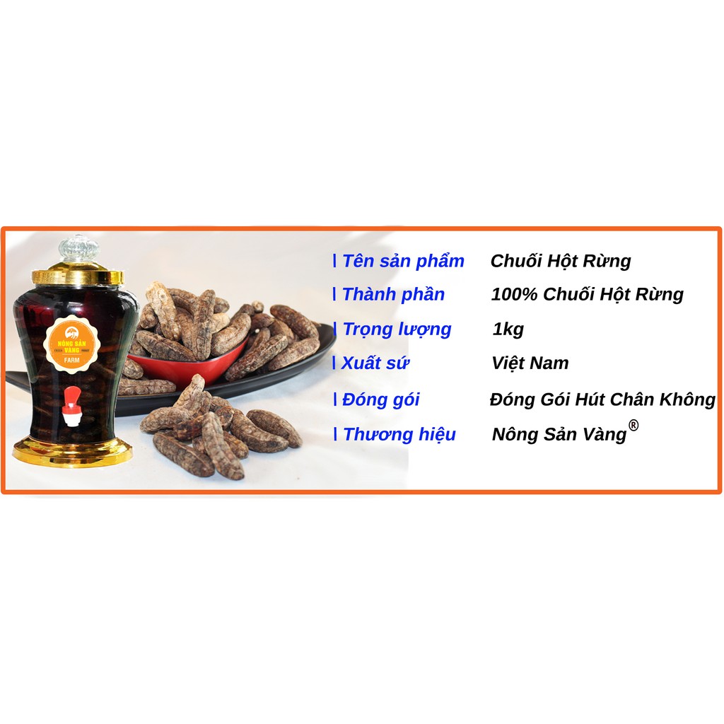 Chuối hột rừng 1kg Nông Sản Vàng | BigBuy360 - bigbuy360.vn