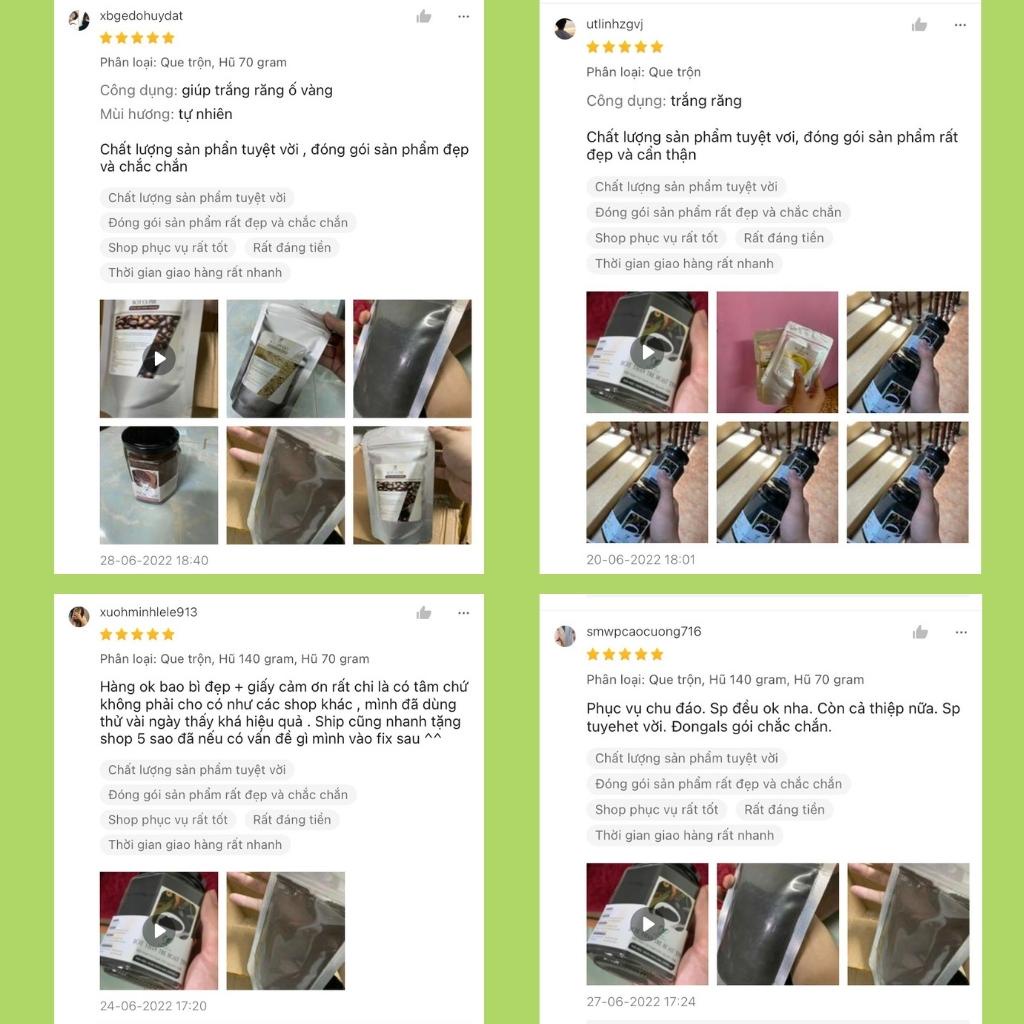 Than hoạt tính Leosia Organic trắng răng hữu cơ 100g - Dạng túi