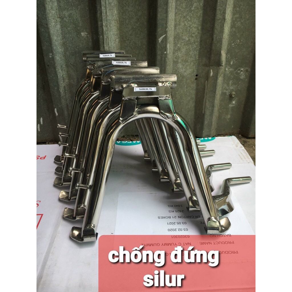 CHÂN CHỐNG ĐỨNG INOX gắn WAVE 100-DREAM- SIRIUS-67