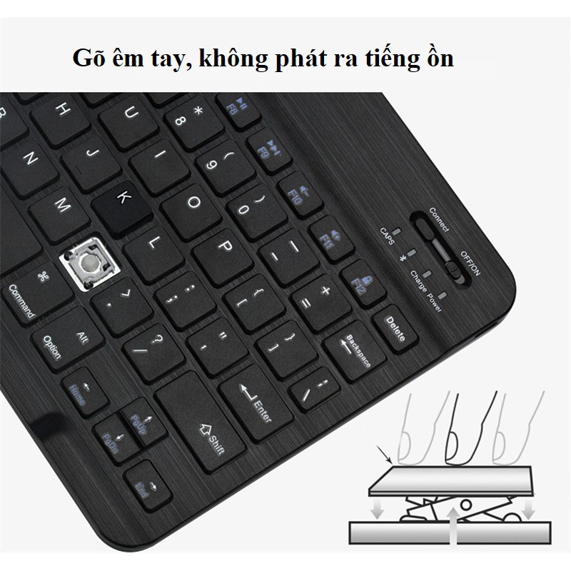 Bàn Phím Không Dây Huqu F8S -Kết Nối Bluetoth Nhanh .