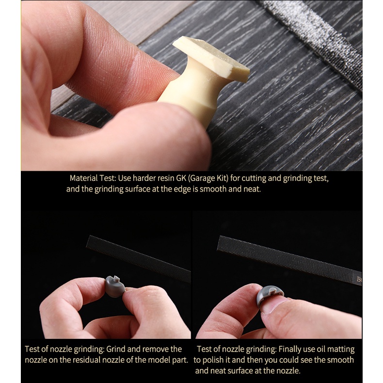 Dụng cụ mô hình Dũa nhám mài mịn hobby Border BD0039 Hsiang model tool