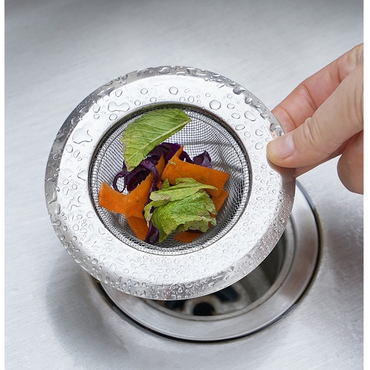 Dụng cụ lọc rác bồn rửa chén, nhà tắm inox không rỉ