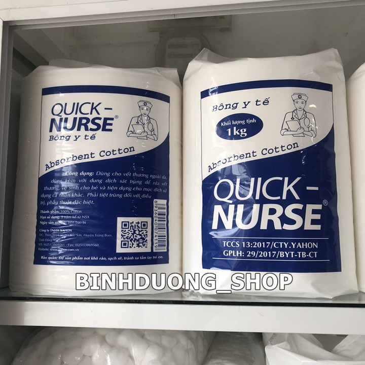 Bông gòn y tế Quick-Nurse 1kg