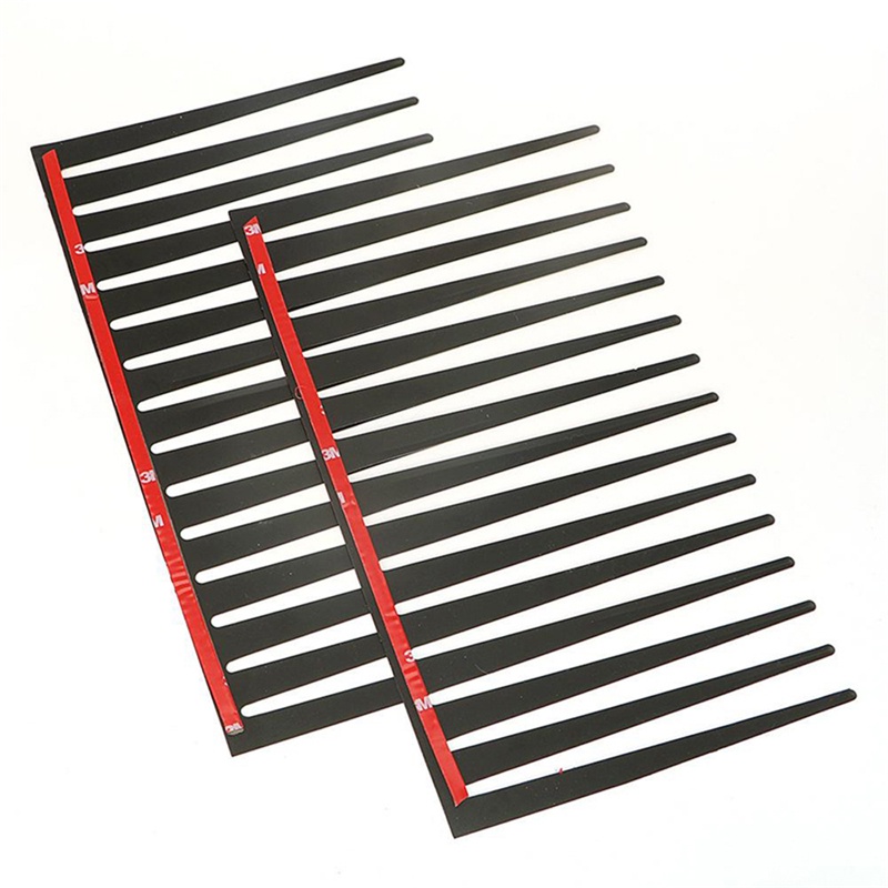 Set 2 Miếng Dán Hình Lông Mi Giả 3D Màu Đen Quyến Rũ Trang Trí Đèn Pha Xe Hơi