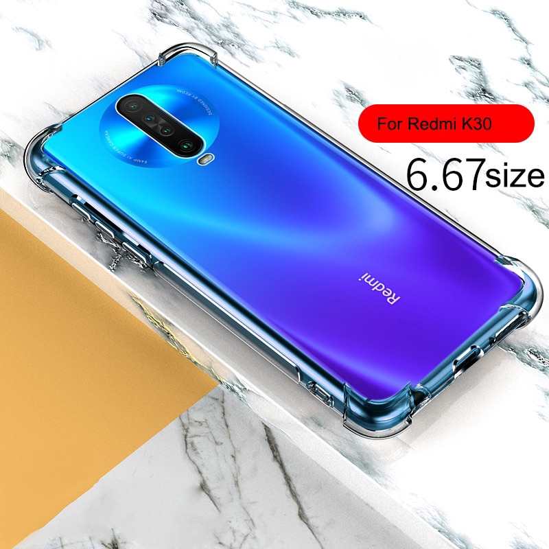 Ốp điện thoại trong suốt cho Redmi K30 5G