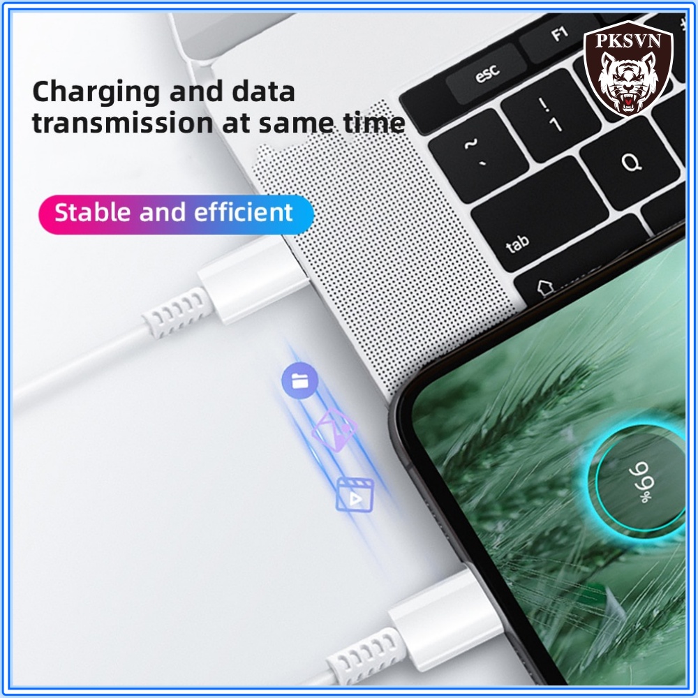 Dây Sạc Nhanh Type C to Type C 5A 25w dành cho SAMSUNG Galaxy S21 Ultra S20 S10 Note 20 10 A71 A51 A90 - Bảo Hành 1 Năm