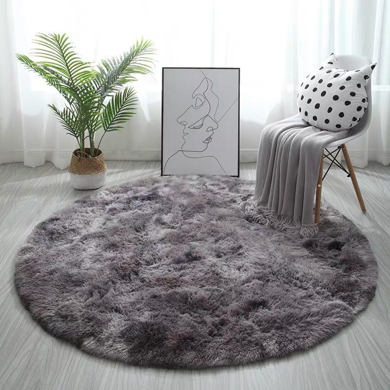 Thảm lông loang trải sàn trang trí phòng khách decor phòng ngủ
