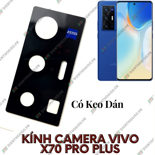 Kính camera vivo x70 pro plus(x70 pro+) kèm keo dán