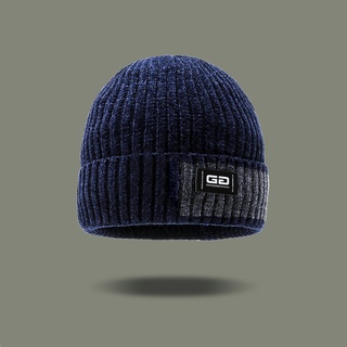 Mũ beanie len gd - nón len đen cá tính