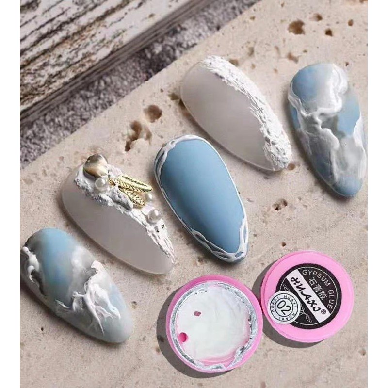 Gel vẽ xi măng đen trắng,gel thạch cao đen trắng