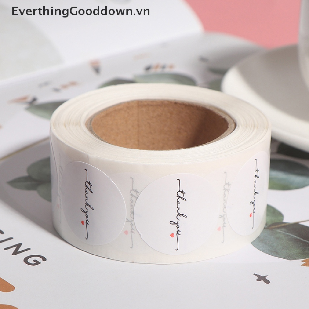 Cuộn 500 Nhãn Dán thank you 1 inch