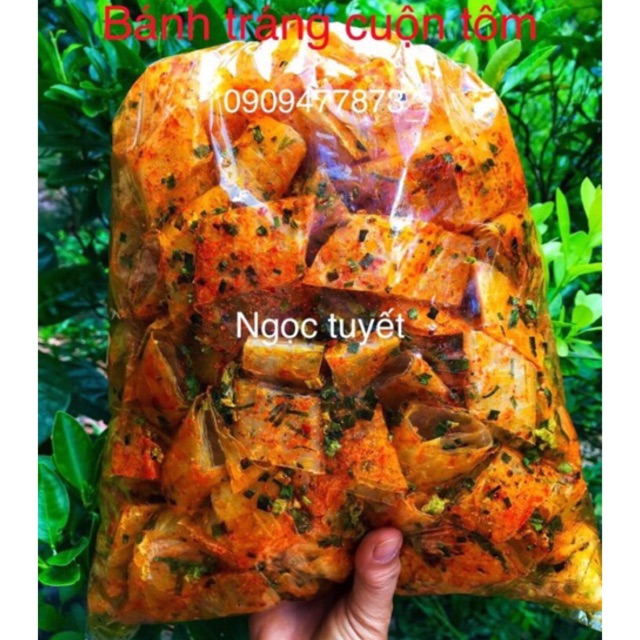 Bánh tráng cuộn Sate tôm 500gr