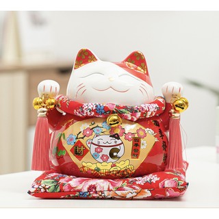 Ống heo mèo thần tài maneki neko siêu dễ thương - ống heo tiết kiệm
