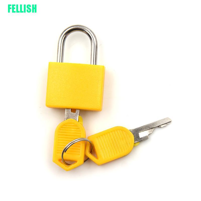 Ổ Khóa Kèm 2 Chìa Khóa Du Lịch Chất Liệu Thép Không Gỉ Chắc Chắn