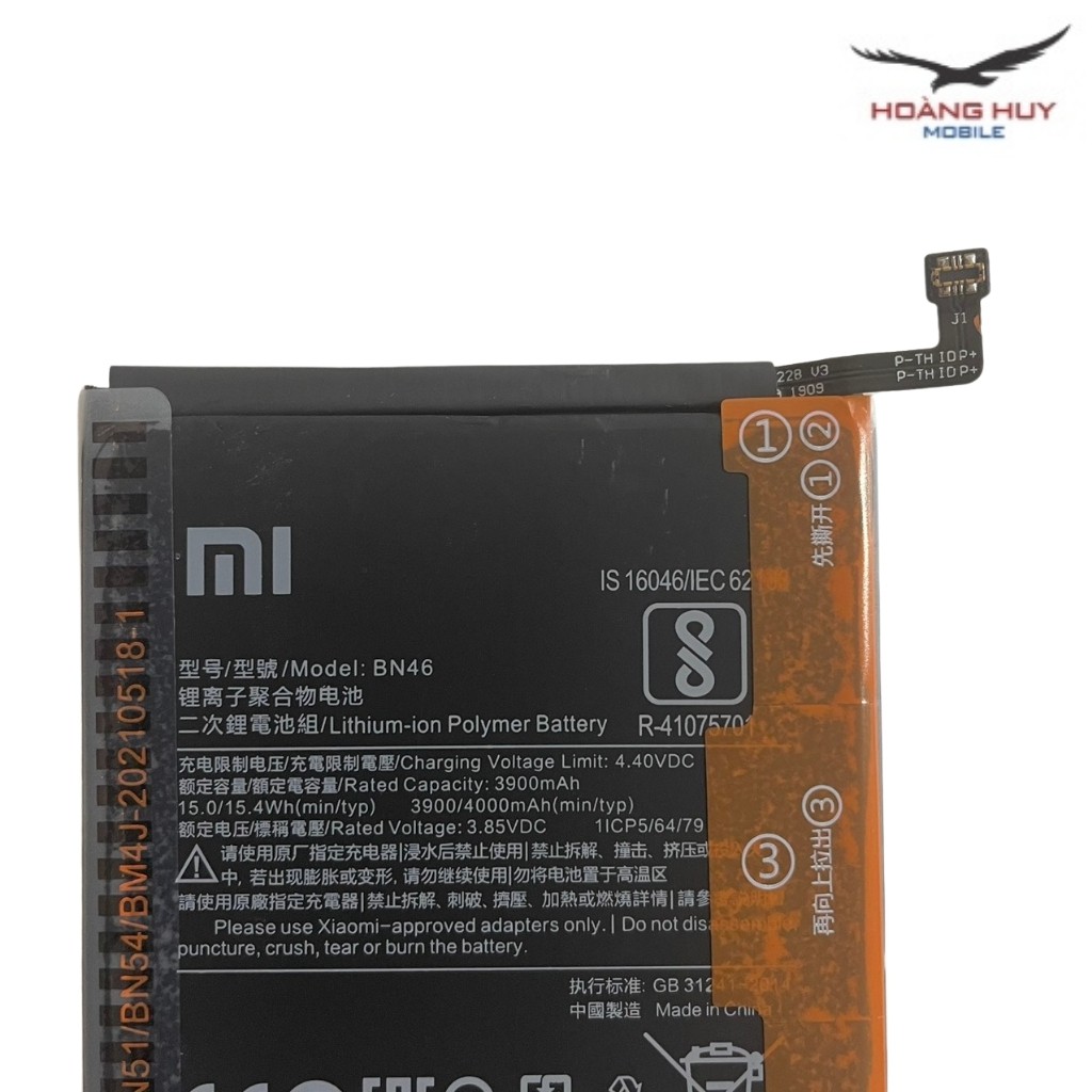 Pin Xiaomi Redmi 7,Redmi Note 8 BN46 Dung Lương 4000mAh Hàng Zin Nhập Khẩu Bảo Hành 6 Tháng 1 Đổi 1