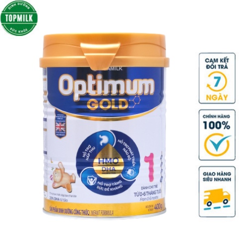 Sữa Bột Optimum Gold số 1, 2, 3, 4 cho bé hộp 800gr