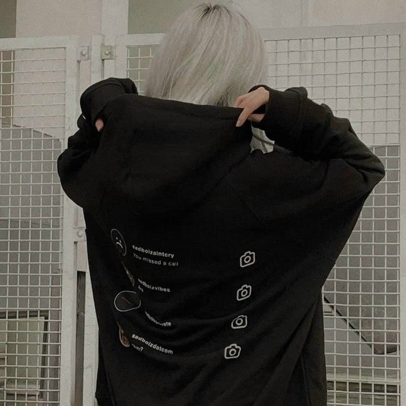 Áo khoác chui đầu hoodie nỉ ngoại in hình unisex ulzzang nam nữ