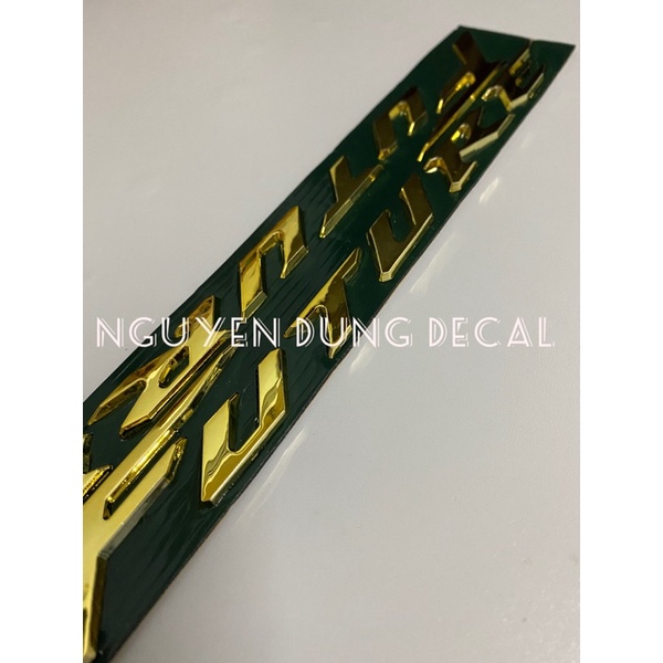 Cặp chữ nổi Future màu vàng_ Nguyễn Dũng Decal