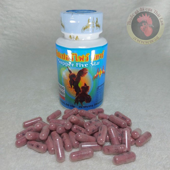 super five star - bổ gân , cứng xương - 1 hủ / 100 viên