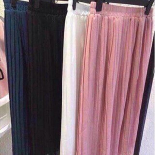 Sale chân váy maxi xếp ly