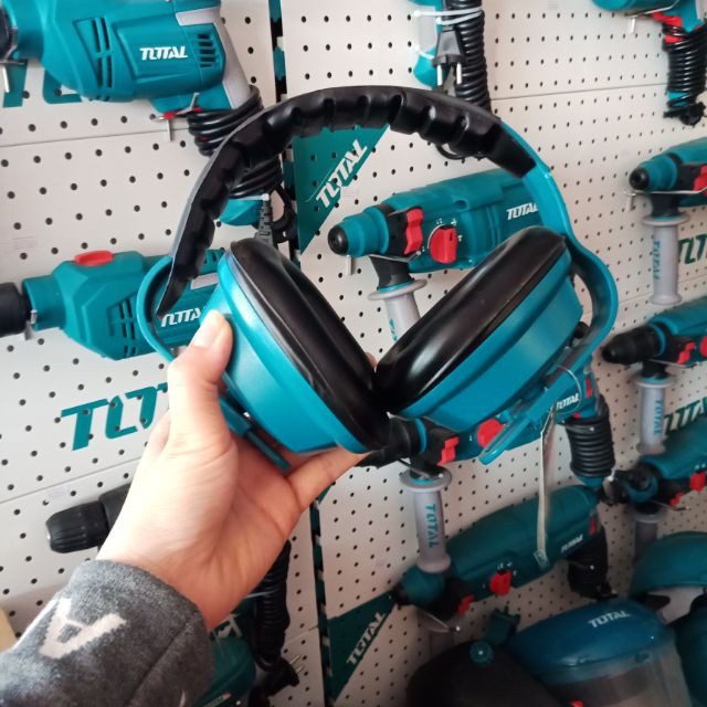 CHỤP TAI CHỐNG ỒN TOTAL TSP701 - giảm tiếng ồn 24db, phone chống ồn bảo vệ tai, bịt tai giảm tiếng ồn công nghiệp