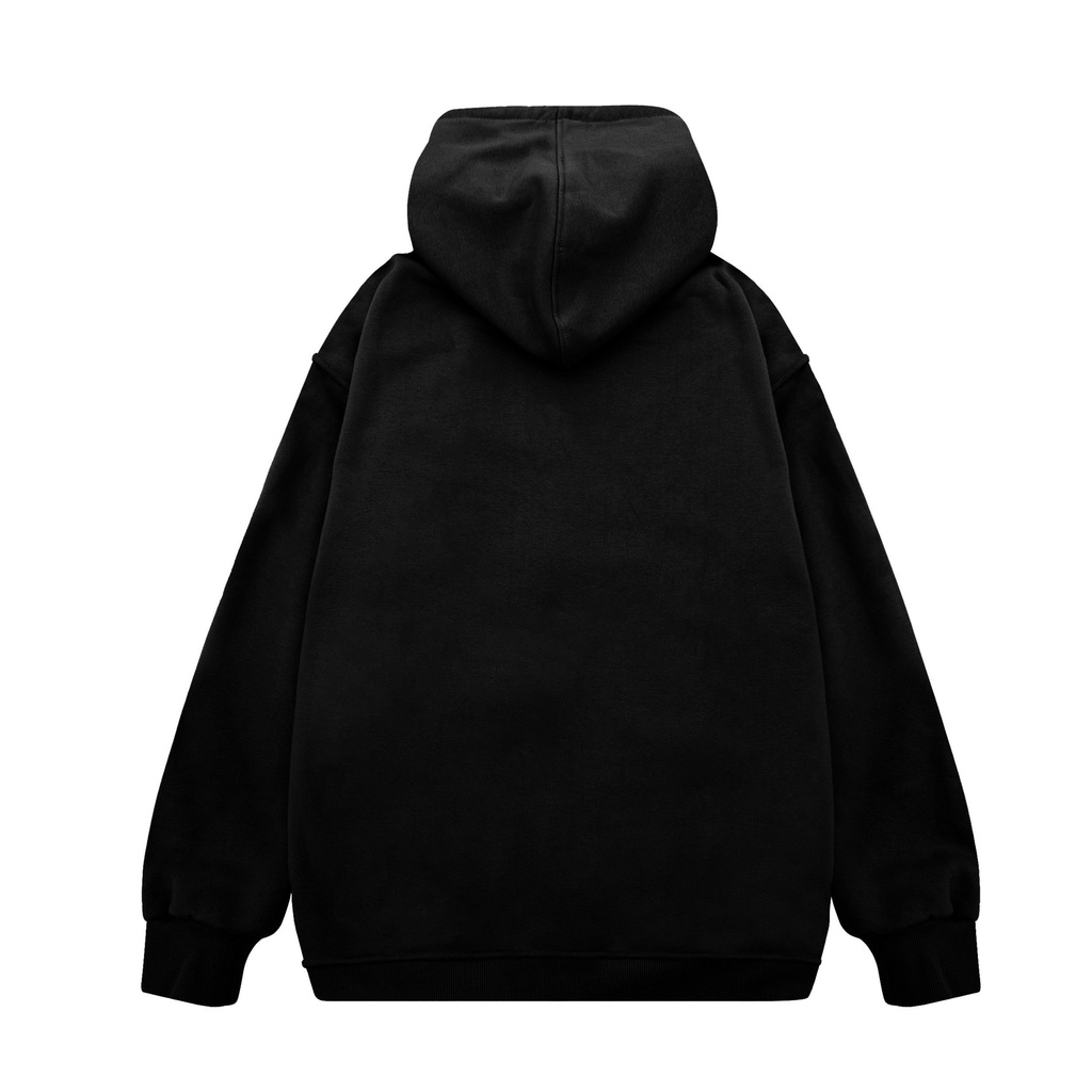 Hoodie GREEND Nỉ Bông Unisex Basic Local Brand Form rộng Red Fox HD03