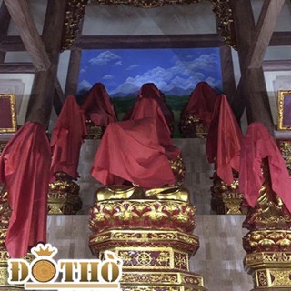 sỉ vải phi đỏ vàng may đồ lễ (chỉ bán từ 10mét).
