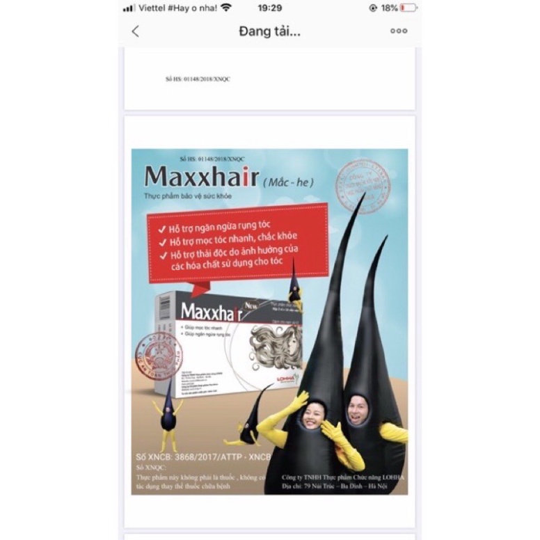 Maxhair - Mọc tóc nhanh ,ngăn ngừa rụng tóc
