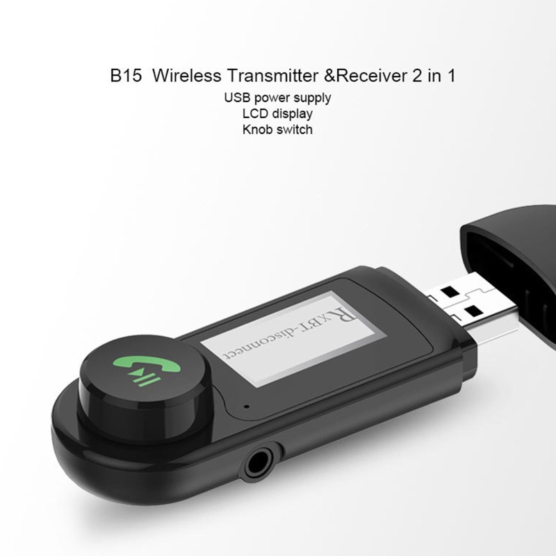 Usb Thu Phát Tín Hiệu Âm Thanh Không Dây Shas BT5 1 Cho Xe Hơi