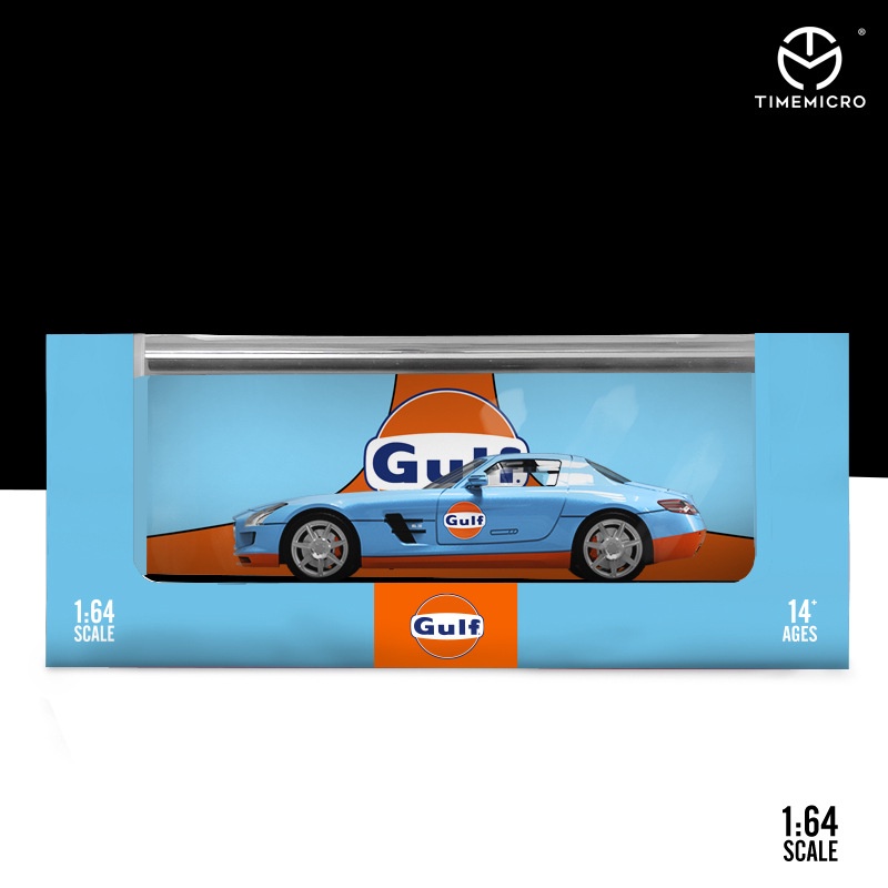Mô Hình Xe Hơi Mercedes-Benz SLS Gulf Tráng Gương Tỉ Lệ 1: 64