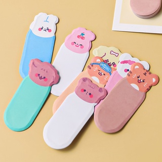 Bộ 3 Note Mini Hình Đầu Thú Cưng - Vpp Thỏ Hồng - Thỏ Hồng VPP
