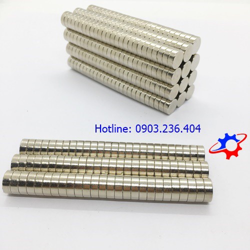 10 VIÊN NAM CHÂM VĨNH CỬU KÍCH THƯỚC 12X5MM MẠ NIKEL
