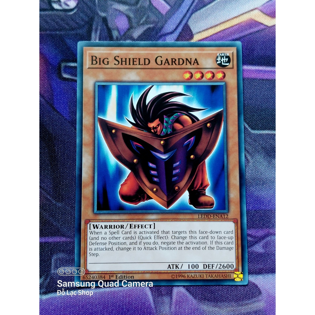 Thẻ Bài Yugioh Monster Big Shield Gardna  - Common