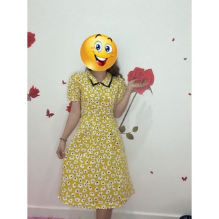 Đầm hoa cúc váy hoa cúc