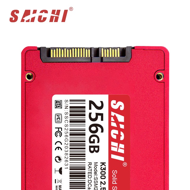 Ổ Đĩa Cứng Saichi Ssd K300 2.5 Inch 128gb 256gb 2.5 Inch Red Sata 3.0 3d Tlc / Qlc