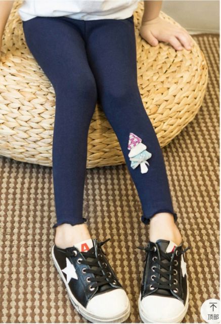 [Hàng đẹp giá yêu] Quần legging cotton chất cực đẹp họa tiết 3D cho bé gái từ nhí đến nhỡ(hàng Quảng Châu cao cấp)