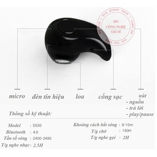 Tai nghe Bluetooth nhét tai S530