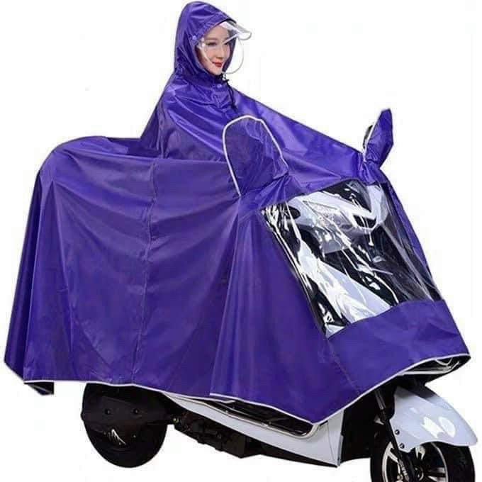 Aó mưa cánh dơi phản quang bao gương có kính che mặt loại 1 đầu và 2 đầu