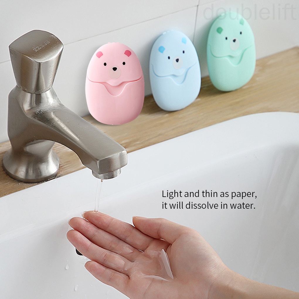 (Hàng Mới Về) Set 50 Tờ Giấy Vệ Sinh Một Mặt Tiện Dụng Khi Đi Du Lịch