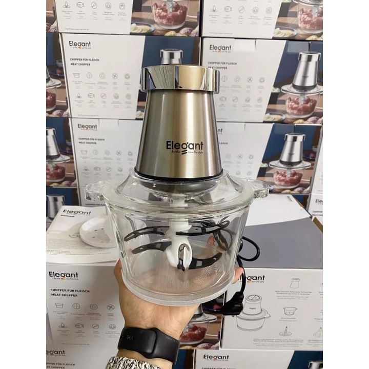 Máy xay thịt đa năng Elegant công suất 350W xay đa dạng các loại thực phẩm, nhập Đức