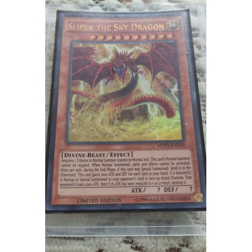 Lá thẻ bài Yugioh: Slifer the sky dragon ( thần Osiris, tam thần Ai cập, Egyptian god)