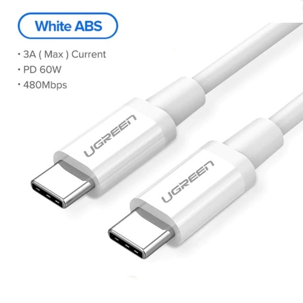 Cáp USB Type C sang USB Type C kết nối sạc, truyền dữ liệu dài 1m 1.5m 2m Ugreen 60518 60519 60520 cao cấp chính hãng