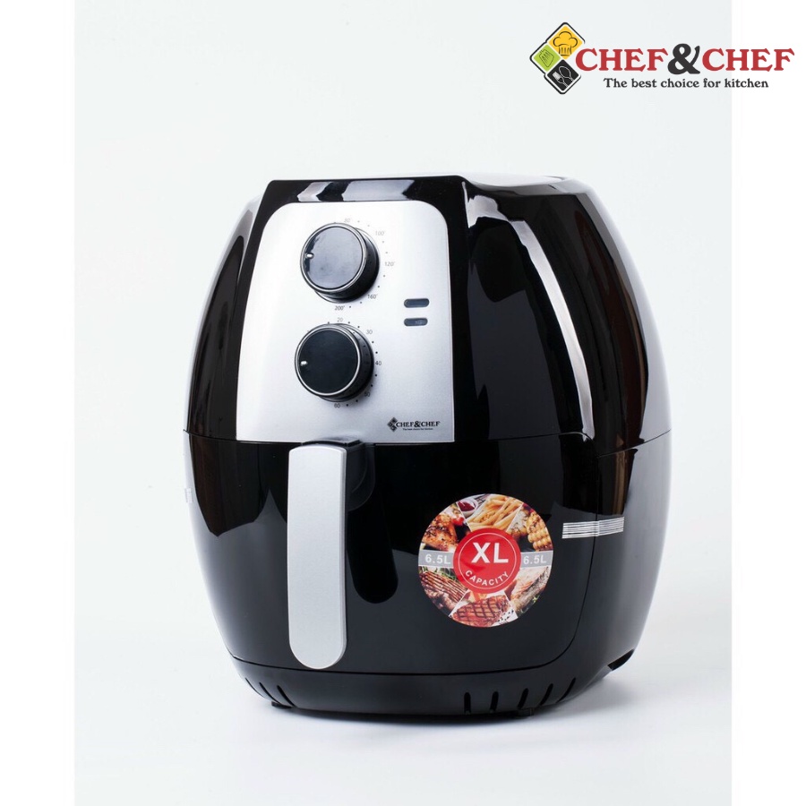 [Hàng Loại 1] Nồi chiên không dầu chính hãng chef&amp;chef 6,5L