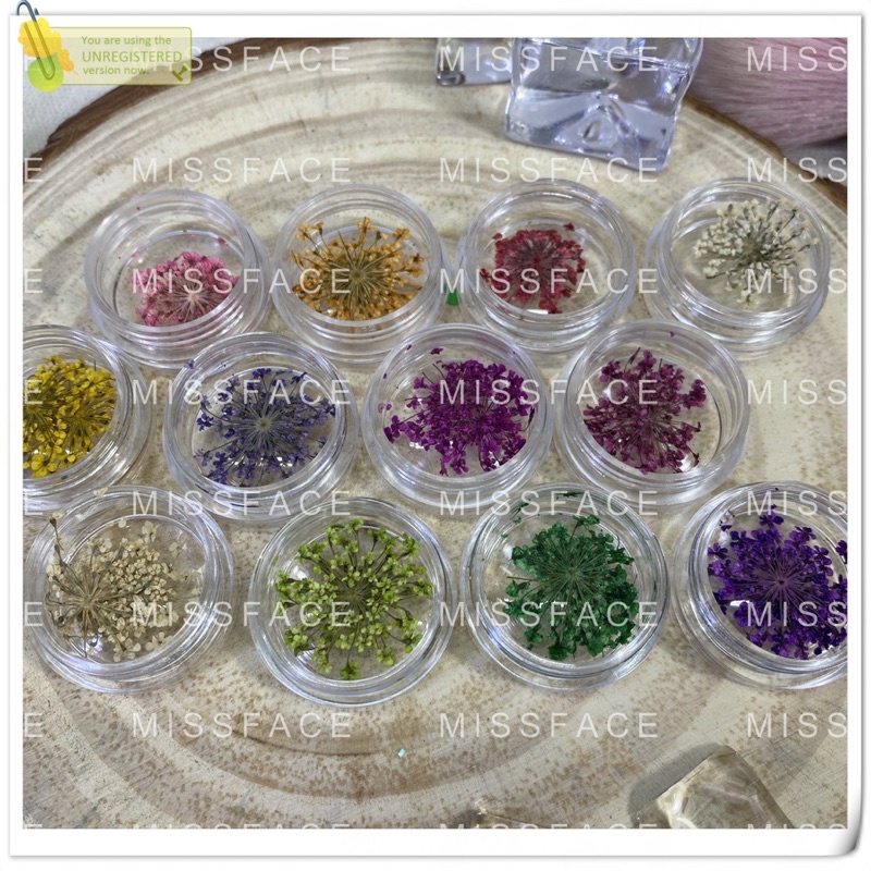 Sét hoa khô ẩn bột gel